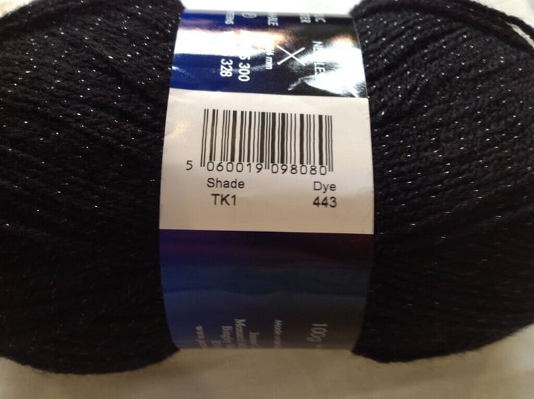 5 X 100 GRAM BALLS OF JAMES BRETT TWINKLE FASHION DOUBLE KNITTING WOOL YARN