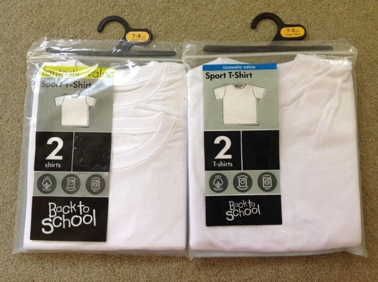 image for School Uniform - Child's Age 7-8 Sport T Shirts