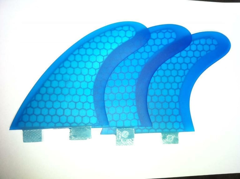 Surfboard Fins Honeycomb G5/M5 Template New! Set of 3 Thruster FCS fit