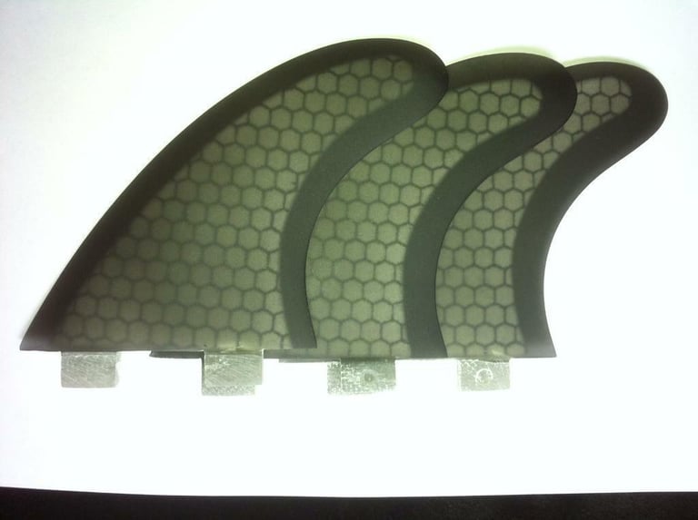 Surfboard Fins Honeycomb G5/M5 Template New! Set of 3 Thruster FCS fit