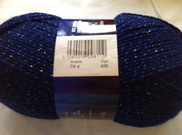 5 X 100 GRAM BALLS OF JAMES BRETT TWINKLE FASHION DOUBLE KNITTING WOOL YARN
