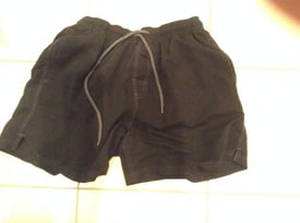 Gents Medium Black Swim Shorts