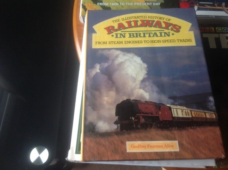 6 Large train books  £10