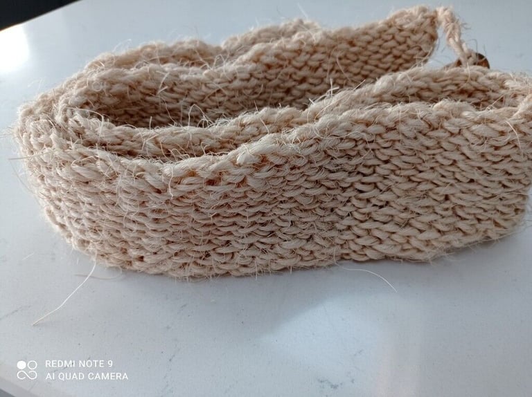 Large  Loofah Massager with handles