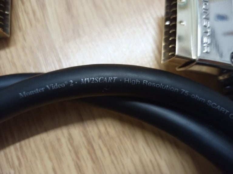 Monster Cable MV2SCART - gold plated SCART cable