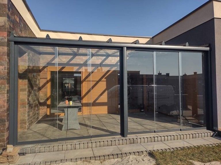 Veranda Glass Room Gazebo Aluminium Roof Canopy Pergola