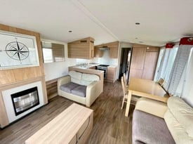 FREE 2022 SITE FEES! 2014 SWIFT BORDEAUX - SITED STATIC CARAVAN FOR SALE WALES