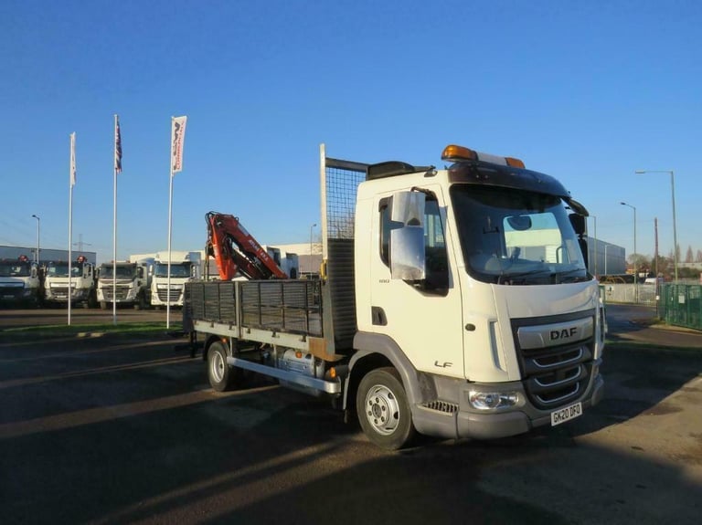 2020 (20) DAF FA LF180 4x2 7.5 Ton Dropside Crane