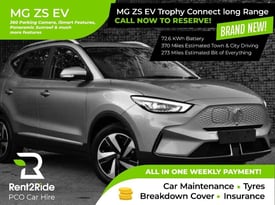 image for NO DEPOSIT REQUIRED | MG 5 EV & MG ZS Trophy Long Range - PCO Car Hire - Uber Rental