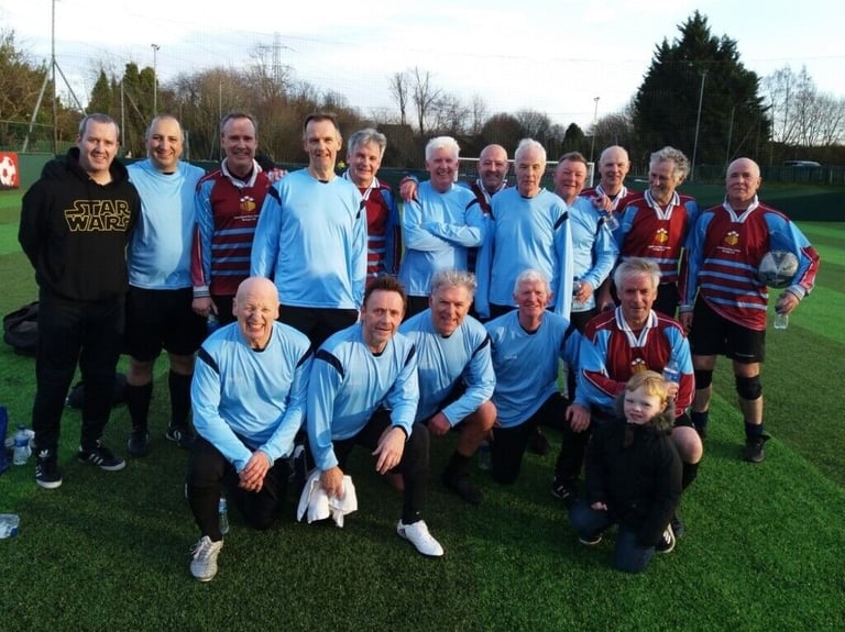 Recreational Seniors 5 a Side Football.