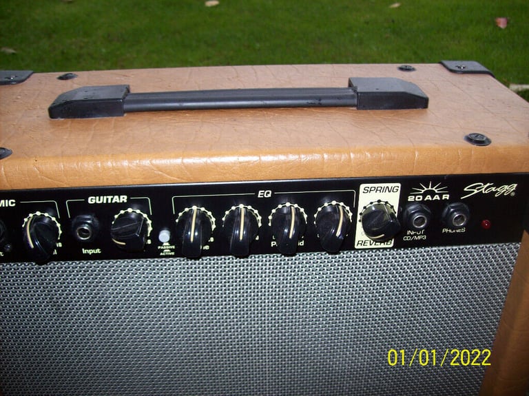Stagg AAR20 acoustic amplier, two channels