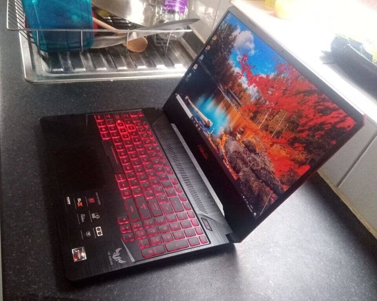 ASUS Gaming Laptop RYZEN 5 3550H RX 560X 8GB DDR4 RAM 256GB SSD 15.6" HDR  with AMD Freesync | in Doncaster, South Yorkshire | Gumtree