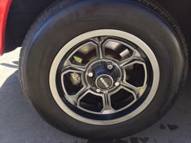 Genuine mono vega alloy wheels with Tyres 