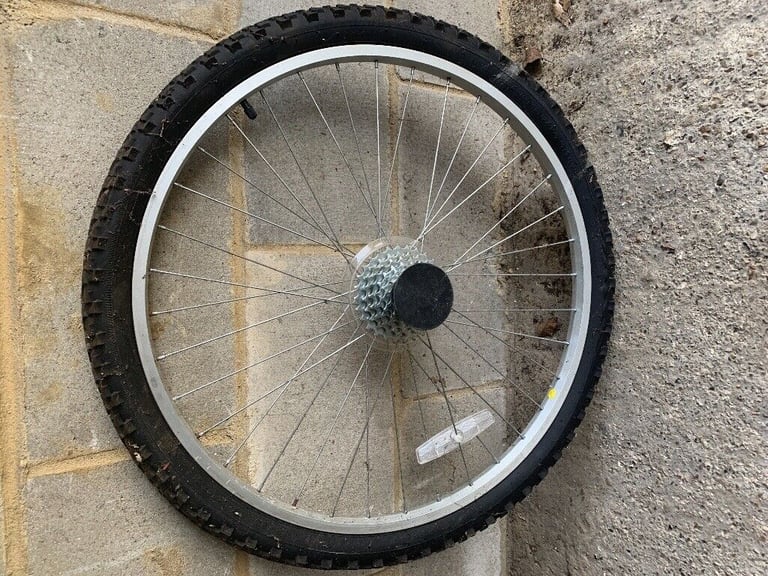 image for Rear Wheel Cycle Wheel 26&quot; with Tyre - collection only