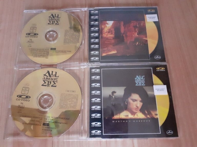 2 x All about eve - rare cd video 80s 