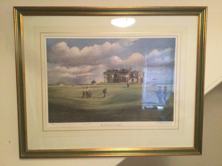image for Framed limited edition Golf print