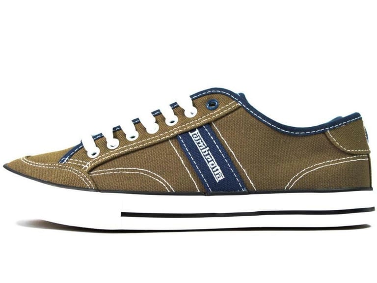 100% Genuine Lambretta Mexico Khaki Trainers Size 9 & 10 RRP £50