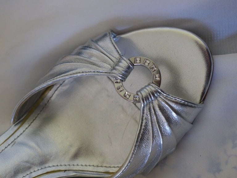 ALDO High Heels, size 39 (EU) 6.5 (UK). One pair silver, one pair gold. The Two pairs for £40.