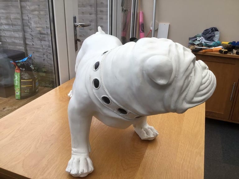 Life size bulldog