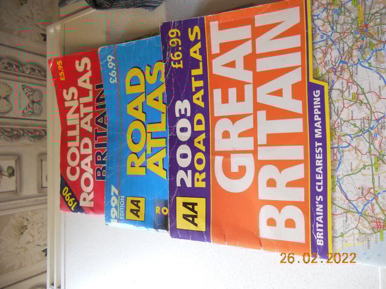 image for 3 VINTAGE ROAD ATLAS`S