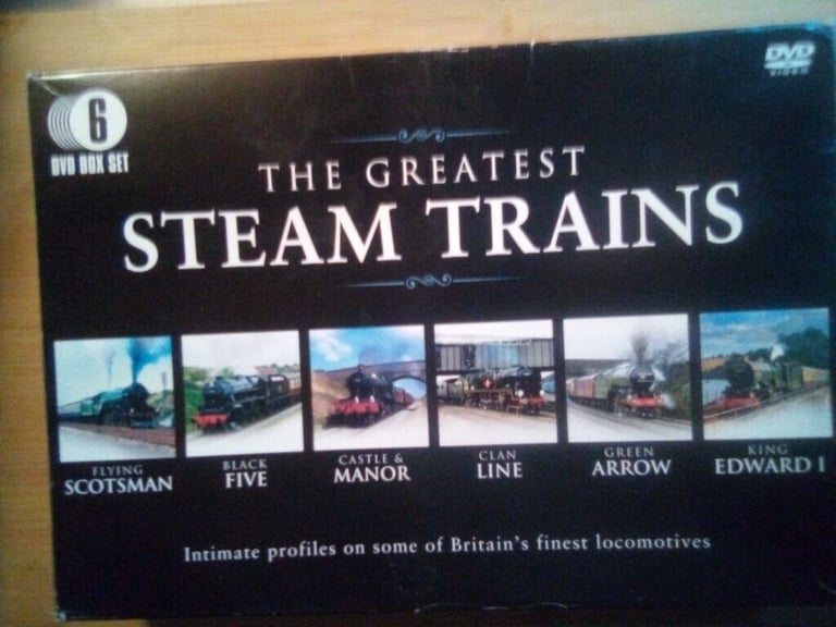 image for BOX SET OF DVD STEAM ENGINES
