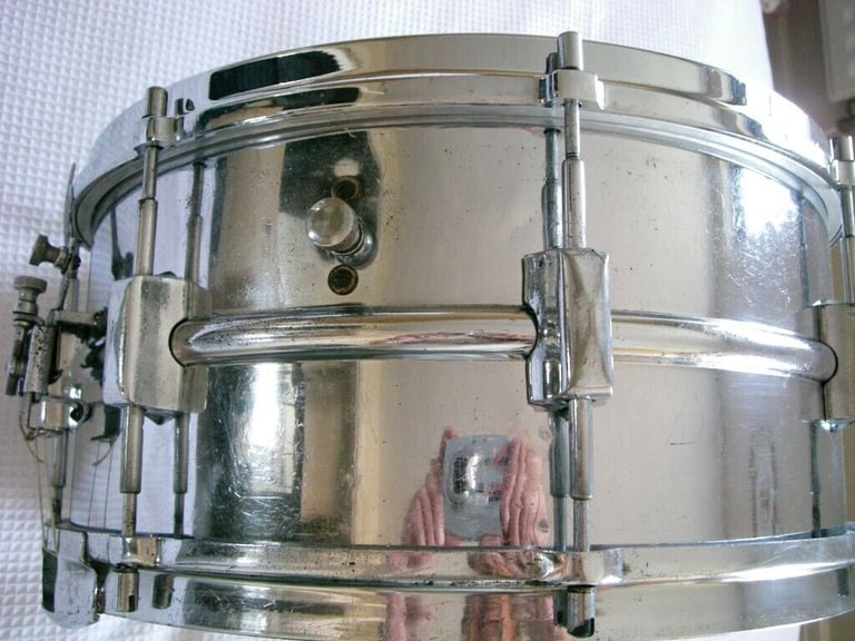 Unbranded Vintage NOB snare drum 14 x 6 1/2 - 1930s - Beverley Standard?