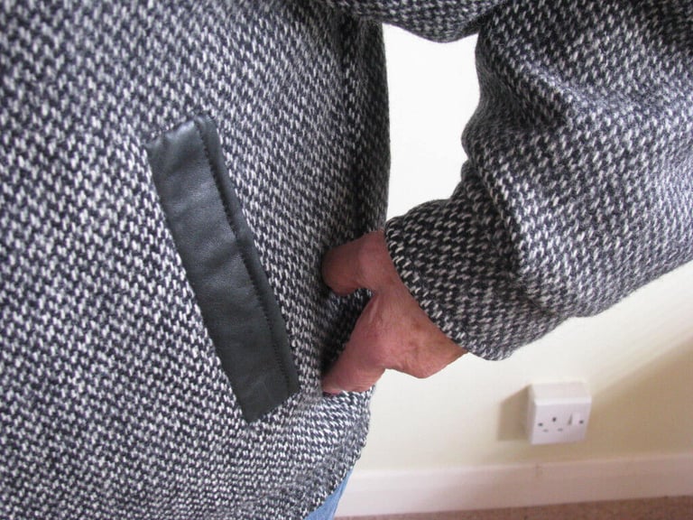 Vintage Mens Calder Moor Wool Bomber Jacket