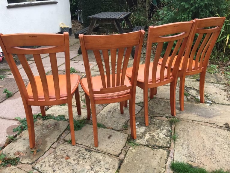 Chairs four and two set.