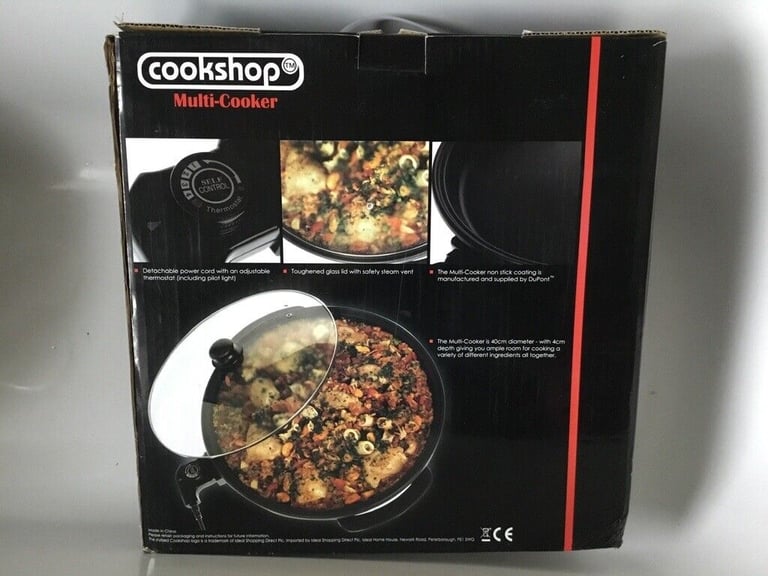 * NATIONWIDE DELIVERY AVAILABLE * COOK SHOP MULIT - COOKER  * BRAND NEW * 40CM WIDE & NON STICK