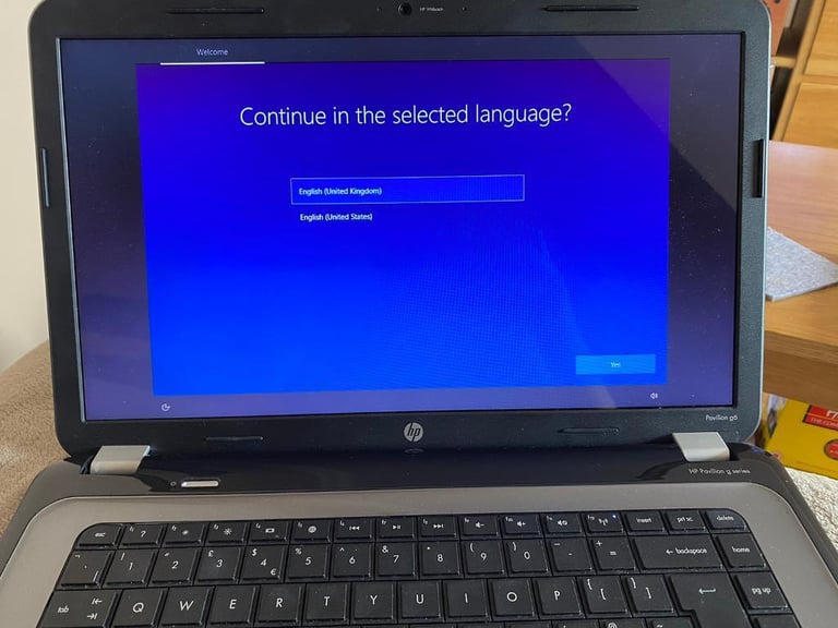 HP pavilion g6 series windows 10