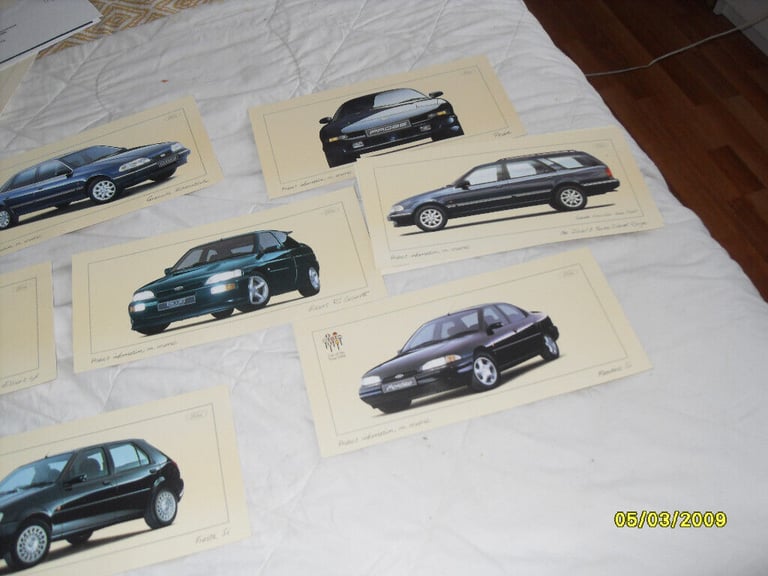  ford escort rs  cosworth etc original car sales brochure 1994 all cars