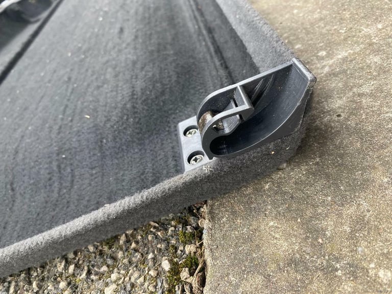 Vauxhall Corsa C 2004 rear parcel shelf grey 