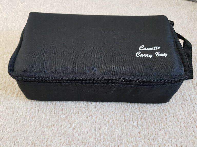 image for Vintage Cassette Tape Carry Holder - holds 10 tapes
