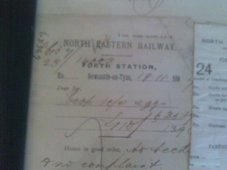 11 MIXED  NORTH EASTERN RAILWAY ITEMS   FRAMED  