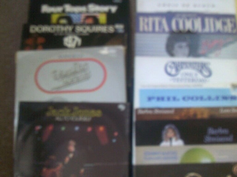40 MIXED MUSIC POP STARS   LP RECORDS  