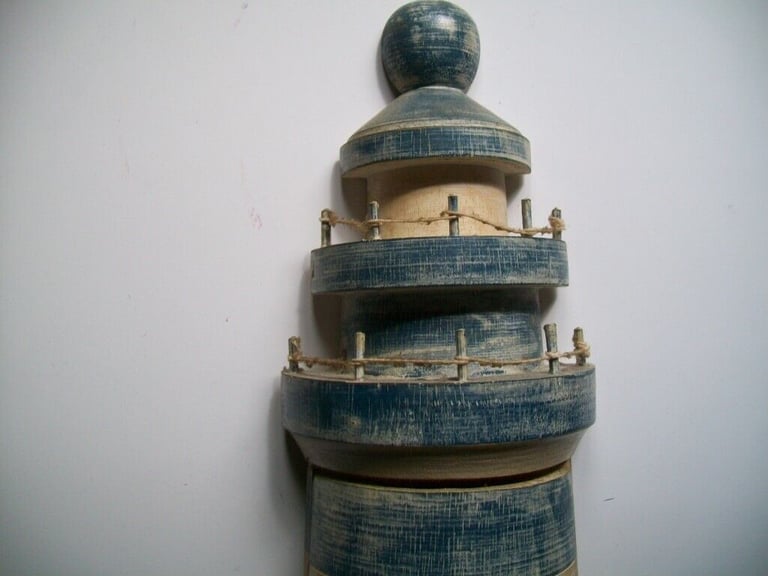 Decorative Lighthouse ornament - Nautical Theme - Clear out