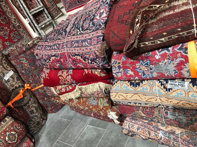 Preowned Hand knotted rugs 