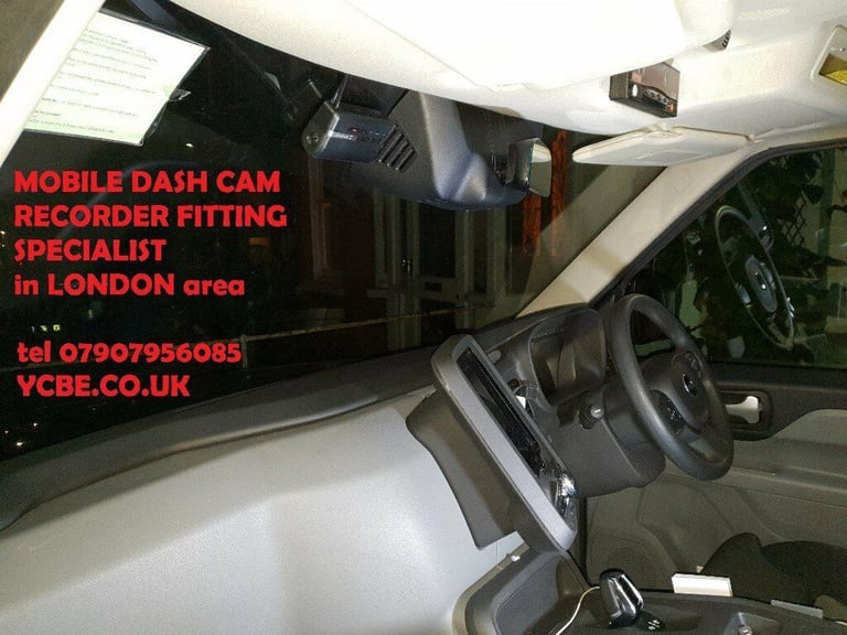 Car Dash Cam fitted Recorder camera DVR van INSTALLATION in London area