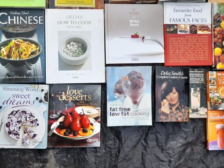 Job Lot Modern Cookbooks Etc x 23