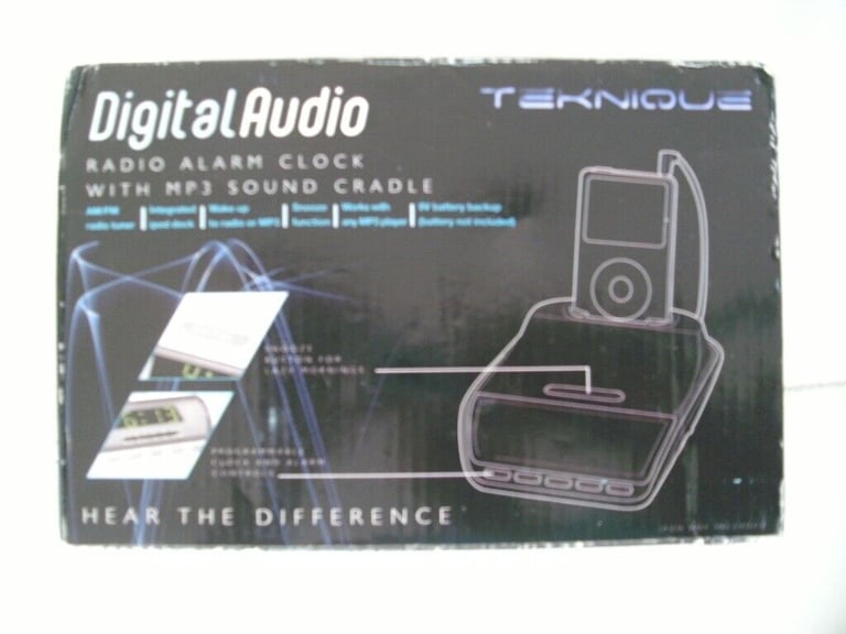 Teknique MP3 Docking Alarm Clock Radio T035