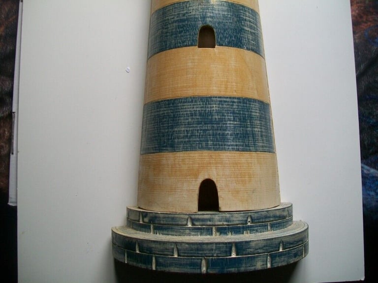 Decorative Lighthouse ornament - Nautical Theme - Clear out