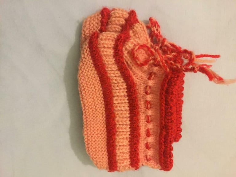 HANDMADE BABY BOOTIES.