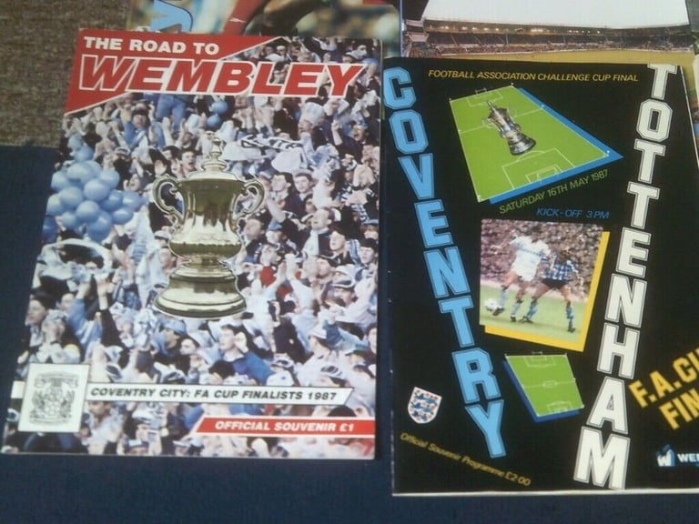 6 MIXED COVENTRY CITY FOOTBALL ITEMS  BOOKS   PAPER   PROGRAMMES  