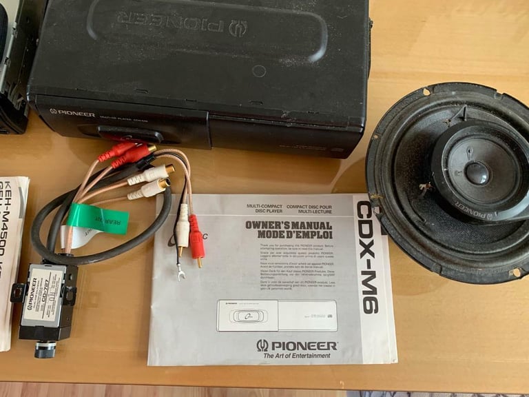 Pioneer car radio  cassette and multi- changer CD system 