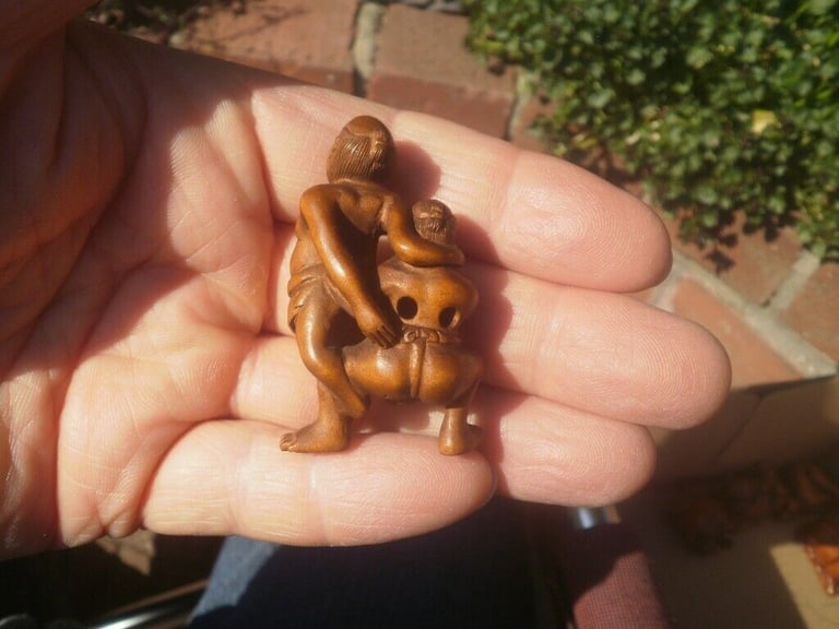 Netsuke gifts hand carved wooden collectable ornament over 270 to choose from