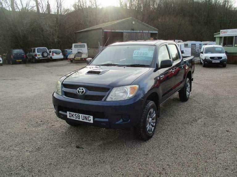2008 Toyota Hilux 2.5 D-4D 4WD DOUBLE CAB PICK UP. Only 107,000 miles NO VAT