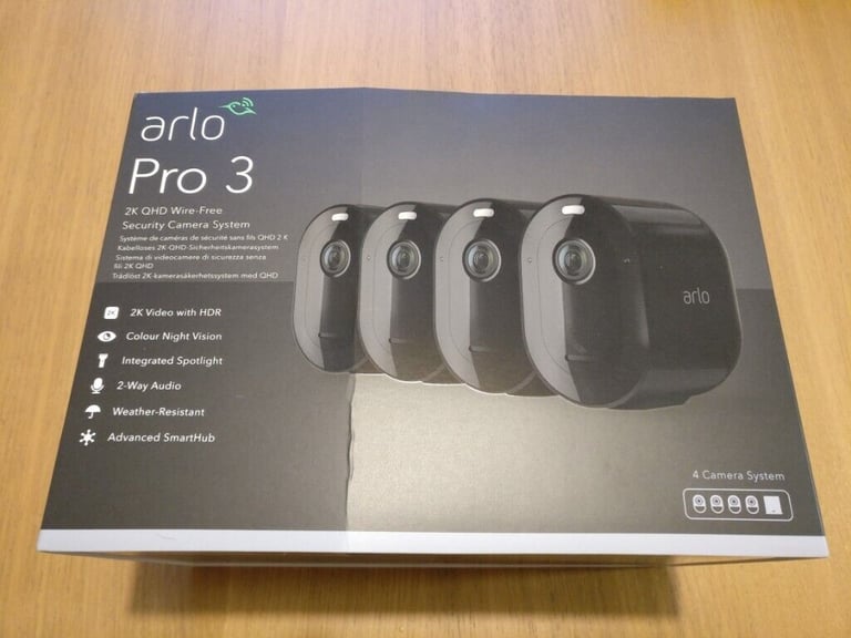 Arlo Pro3 smart cctv cameras & accessories