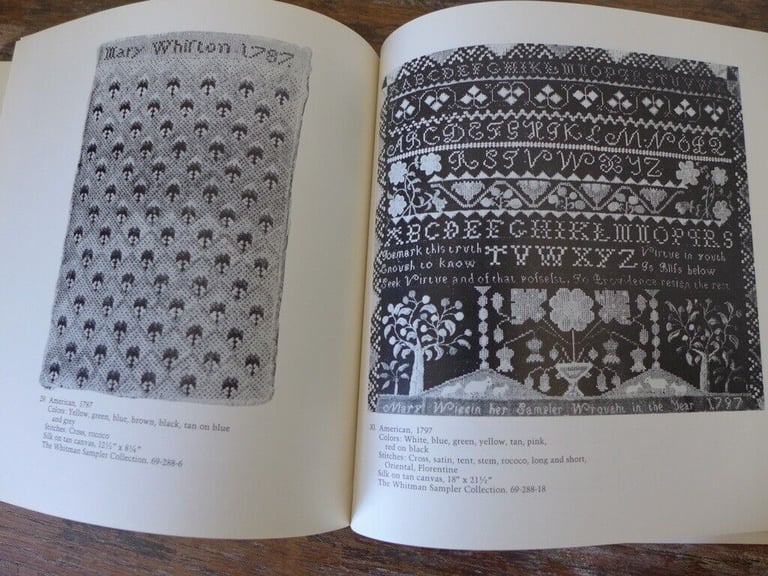Rare Collectable Needlework Booklet: THE STORY OF SAMPLERS.