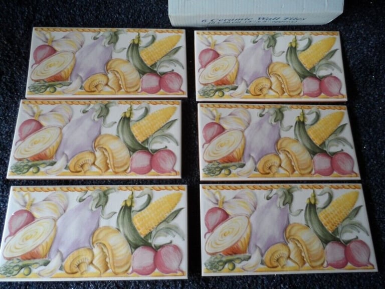 Bargain 74 off Classics Vegetable Samantha Design Ceramic Kitchen wall tiles