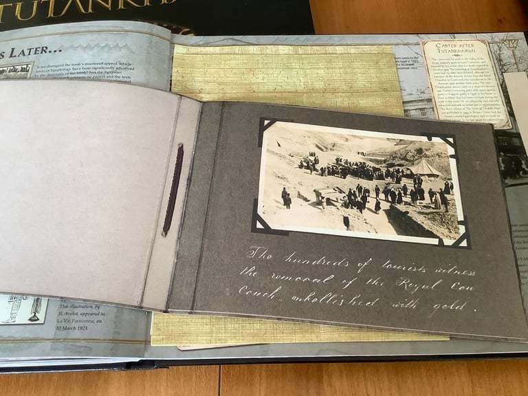 Egyptology Discovering TUTANKHAMUN Book & Docs by Jaromir Malek VGC 